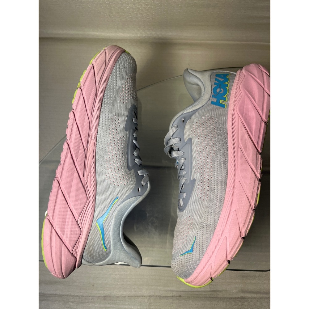 Hoka Arahi 7 Womens Running Shoes 8.5B Glacial Blue Pink Stability 1147851 GLP - Picture 4 of 7